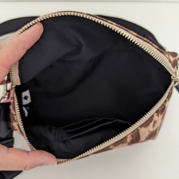 NWT! Kate Spade New York Taylor Leopard Medium Belt Bag In Natural - Picture 13 of 14